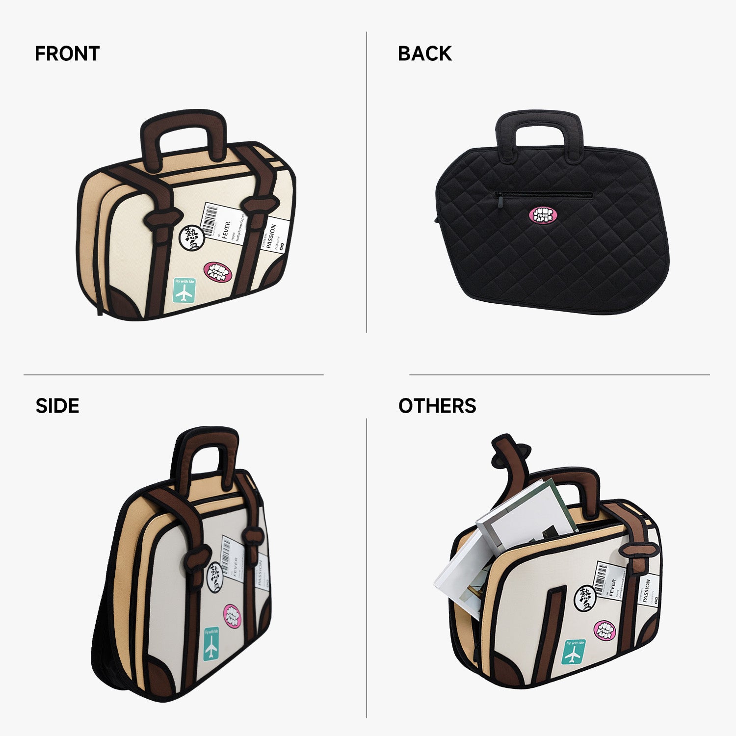 JumpFromPaper Travel Faver Beige